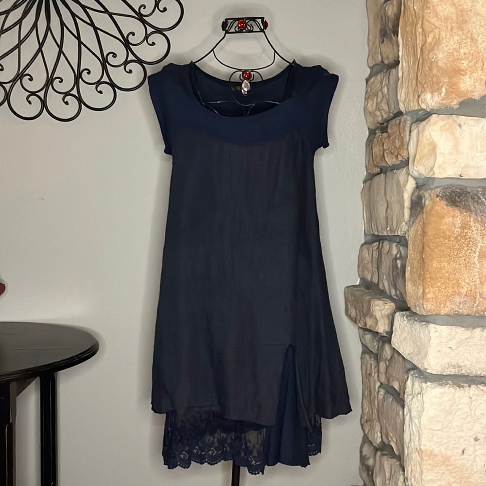 Women’s navy blue dress